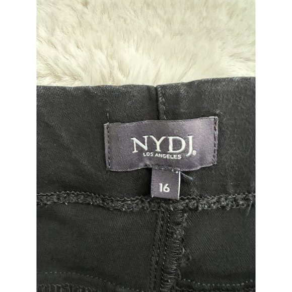 NYDJ NOT YOUR DAUGHTERS JEANS Alina Sz 16 Black Stretch 5 Pocket Legging Jeans - Picture 5 of 7